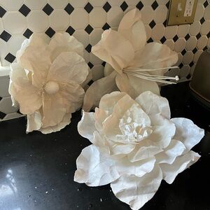 White Paper Flowers - Anthropologie